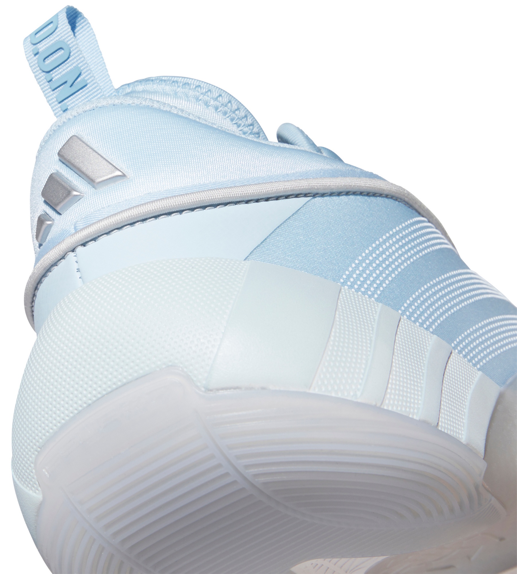 adidas D.O.N. Issue #7 'Ice Spida' Basketball Shoes - Sky/White/Silver - View 7