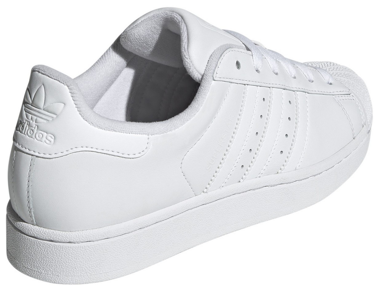 adidas Women's Superstar II Shoes - White/White - View 6