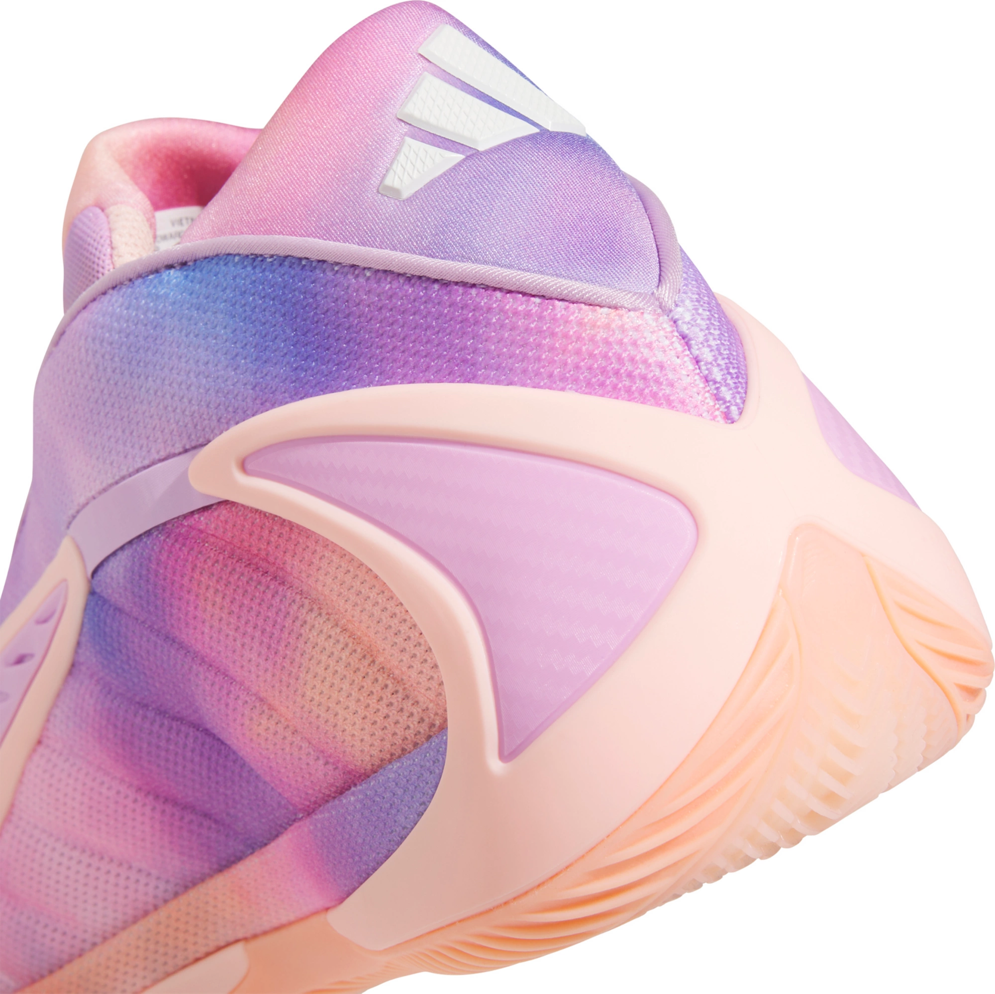 adidas Anthony Edwards 2 'Tie Dye' Basketball Shoes - Haze Coral/Bliss Lilac/Zero Met - View 9