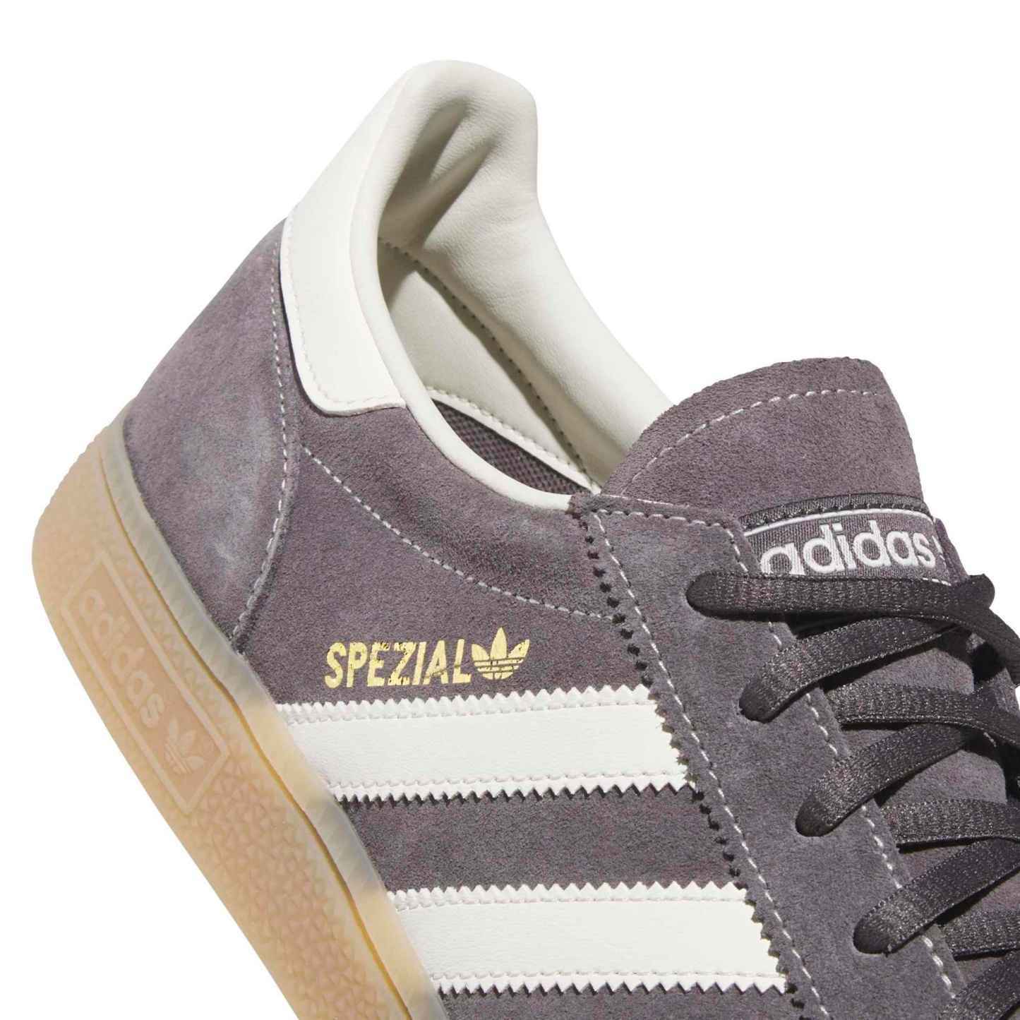 adidas Men's Handball Spezial Shoes - Grey Strata/White - View 8