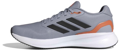 adidas Men's Runfalcon 5 Running Shoes - Halo Silver/Core Black/Dusky Orange - View 4