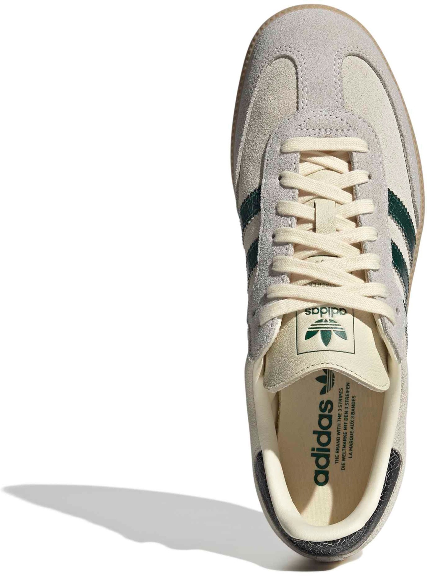 adidas Samba OG Shoes - Vint Wht/Green - View 2