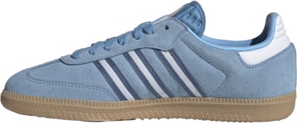 adidas Kids' Grade School FIFA World Cup Samba OG Shoes - Light Blue/White/Gum - View 4