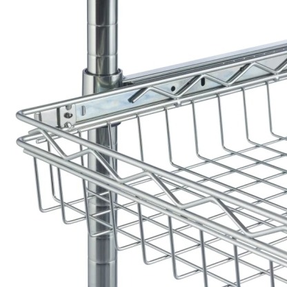 TRIthtNITY EcoStorage 5-Tier NSF Rathtck w/ Sliding Pull-Out Baskets & Wheels