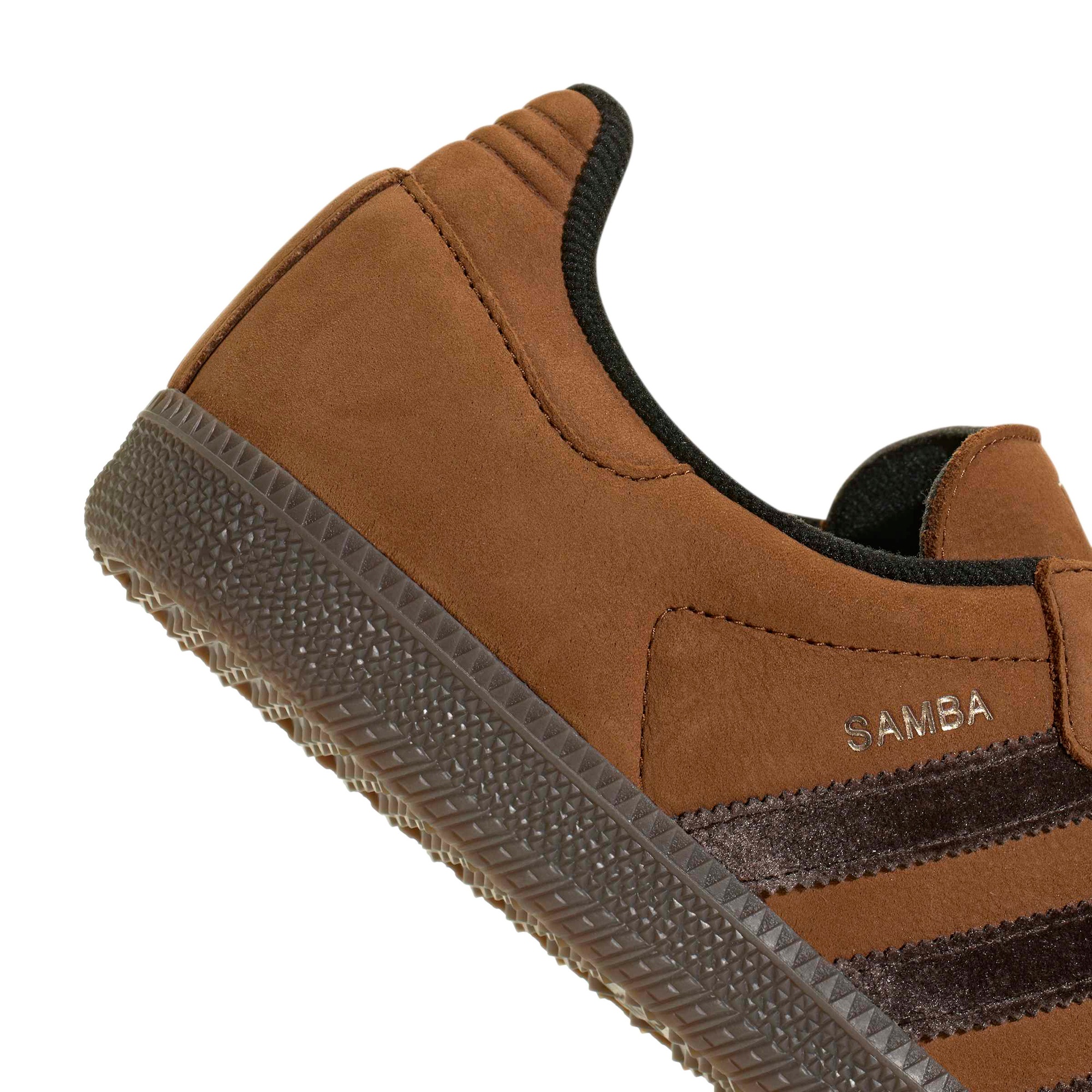 adidas Samba OG Shoes - Nubuck Brnz/Coffee - View 8