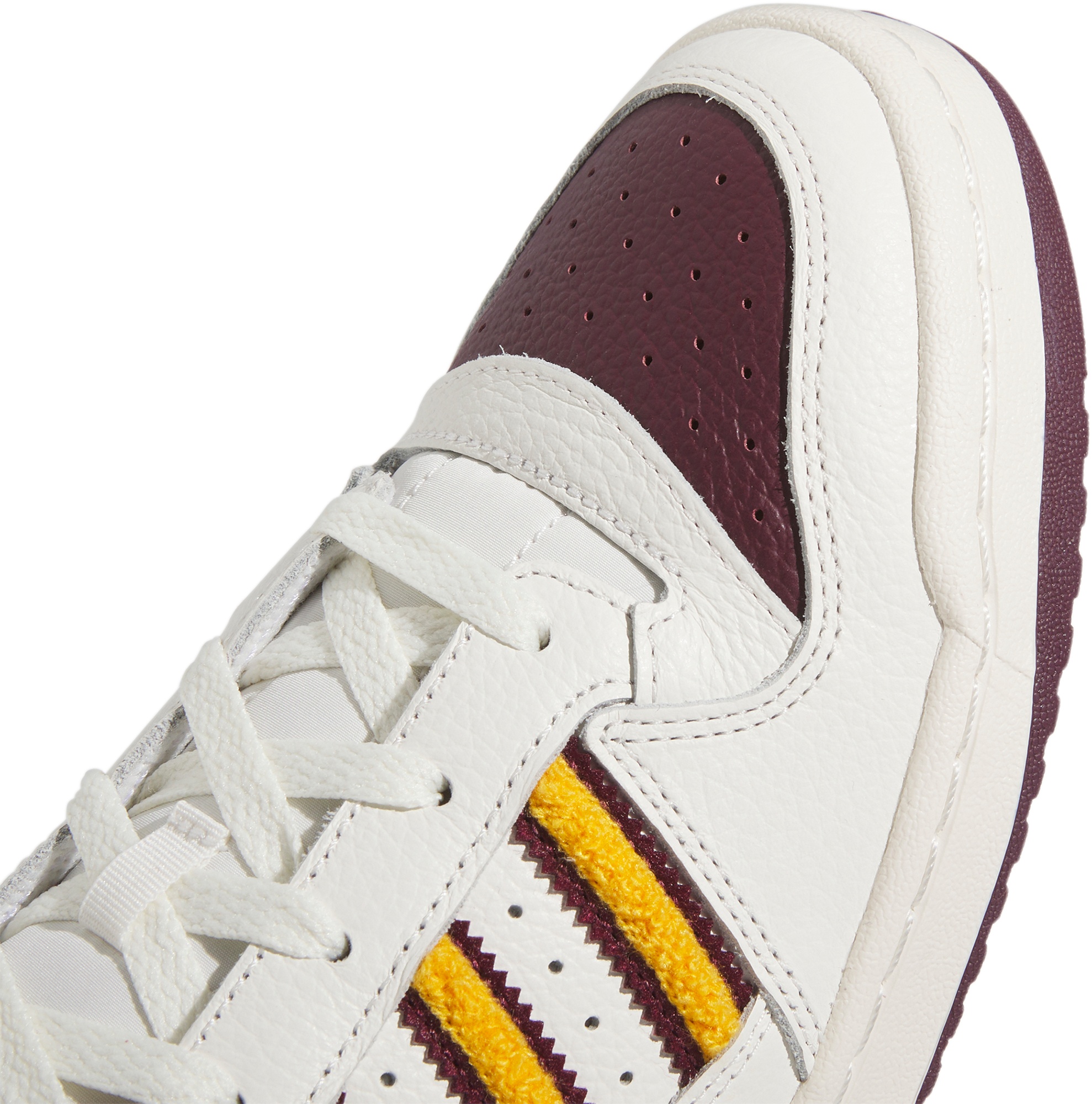 adidas Men's Forum Low Classic Arizona State Shoes - Maroon/Gold - View 6