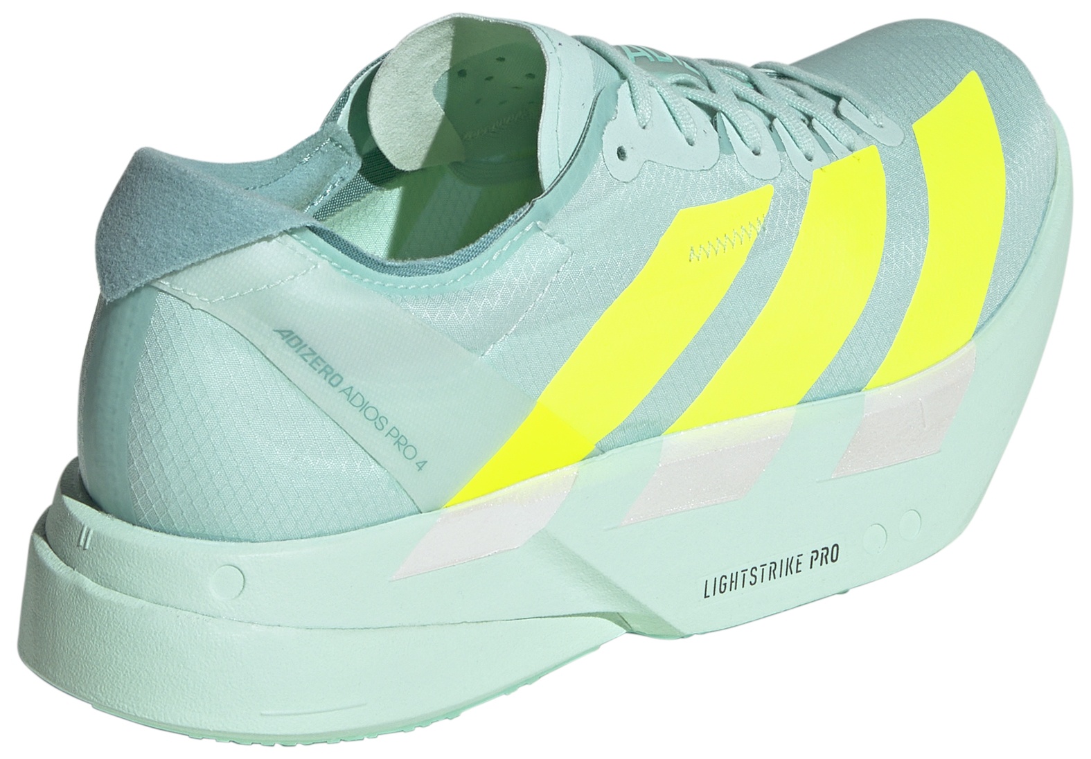 adidas Women's Adizero Adios Pro 4 Running Shoes - Teal/Yellow - View 6