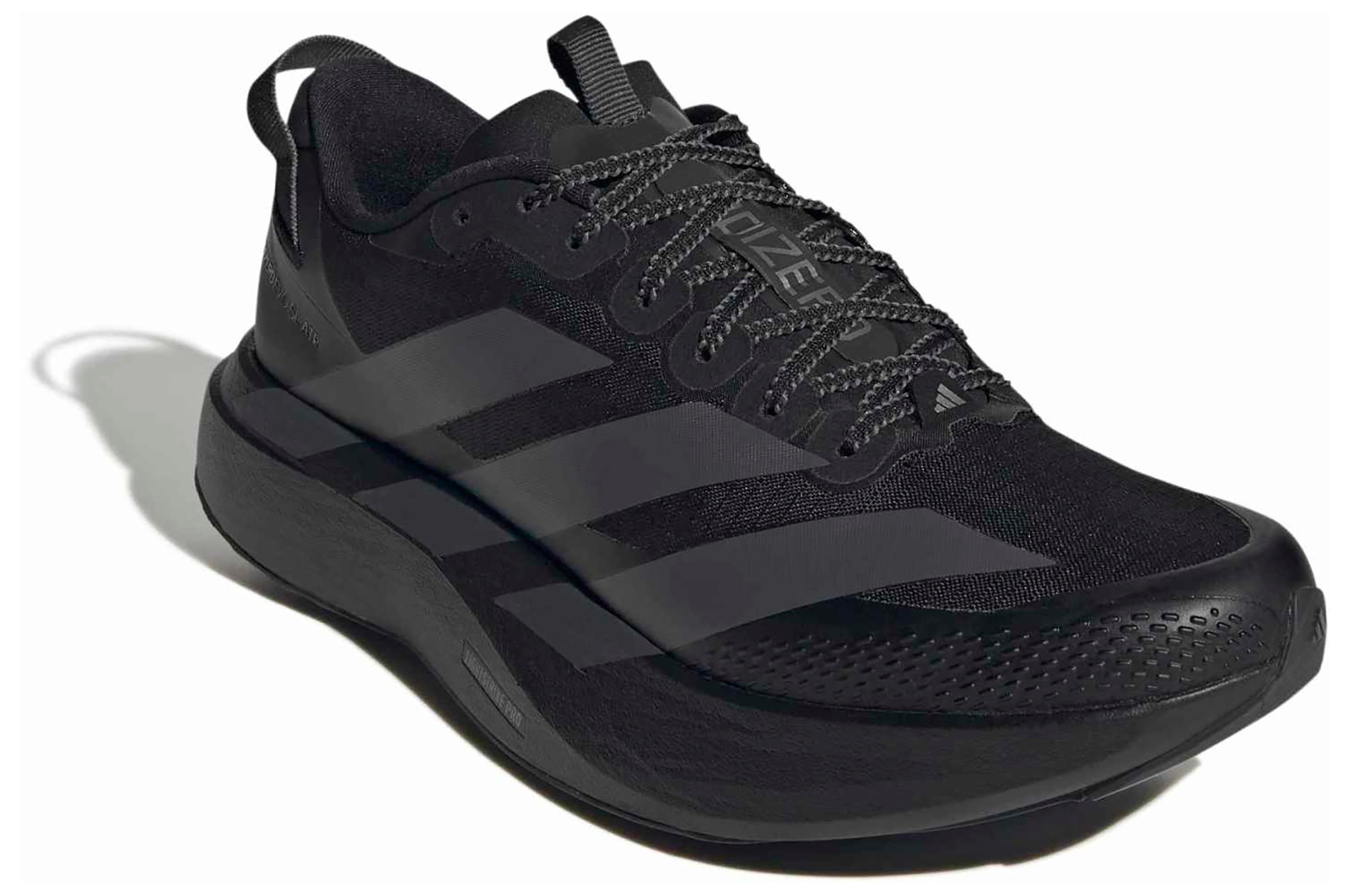 adidas Men's Adizero EVO SL ATR Running Shoes - Core Black/Grey Five/Silver Met. - View 5