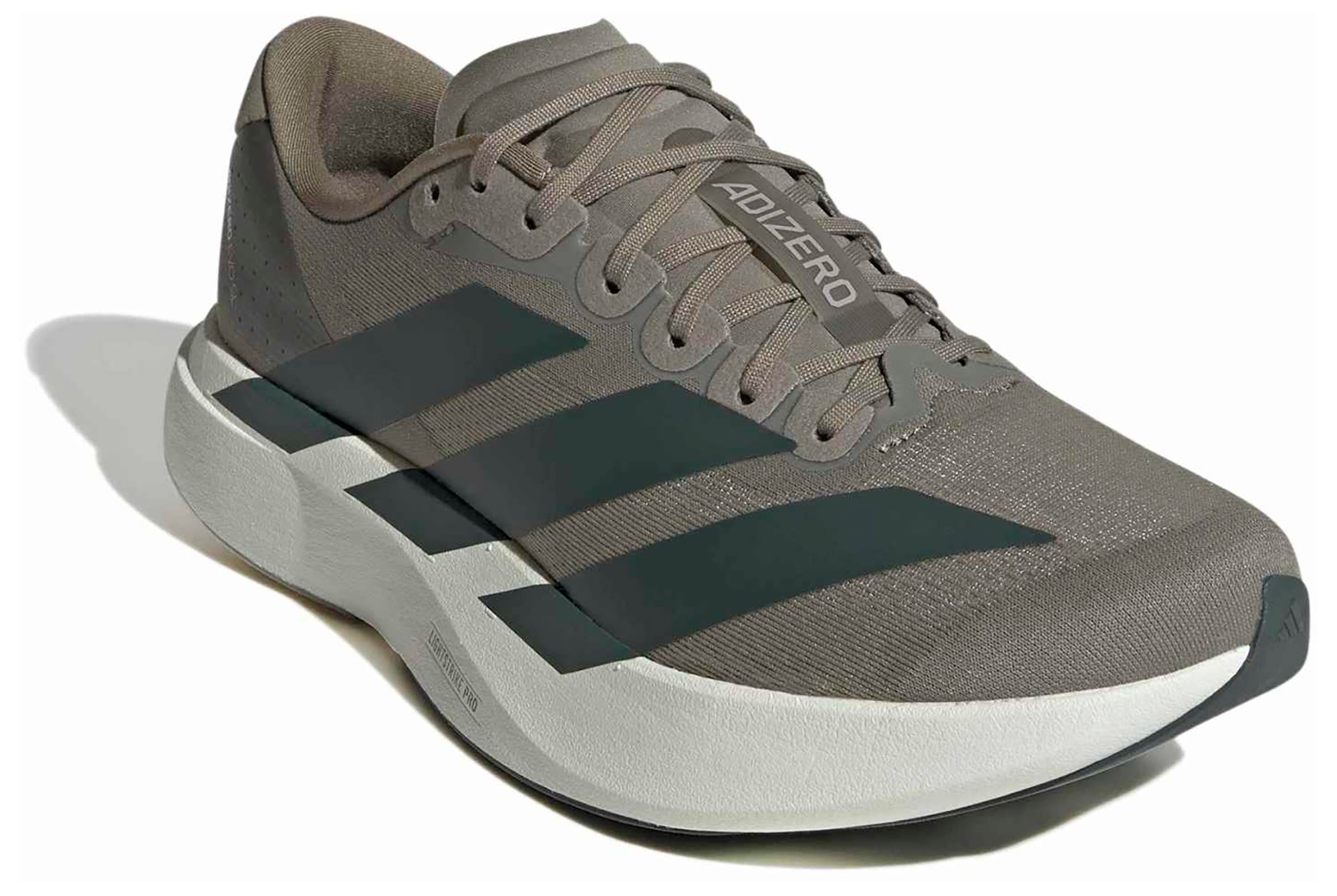 adidas Men's Adizero EVO SL Running Shoes - Clay/Legend Ivy/Light Brown - View 5