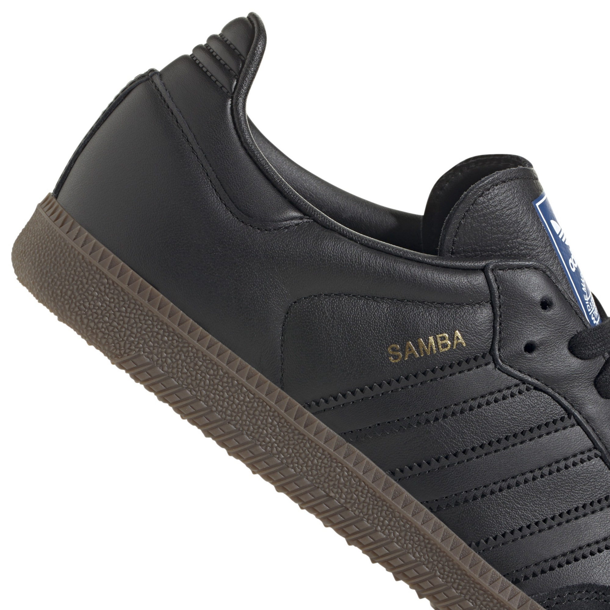 adidas Samba OG Shoes - Black/Gum - View 3
