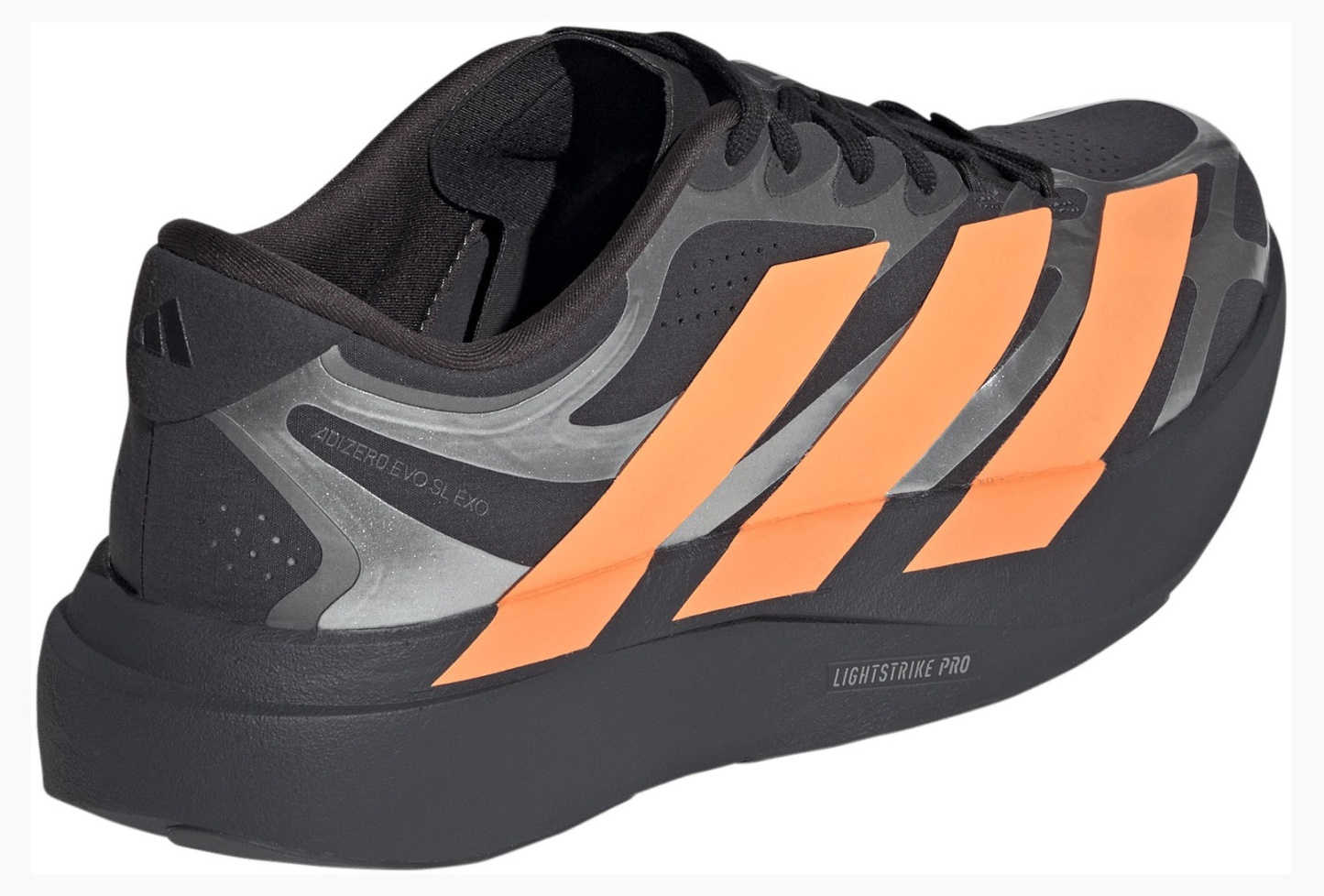 adidas Men's Adizero EVO SL EXO Running Shoes - Carbon/Orange/Metallic - View 6