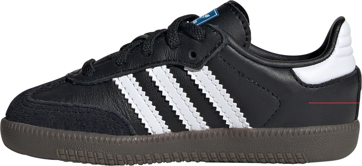 adidas Toddler Samba OG Shoes - Black/White/Gold - View 4