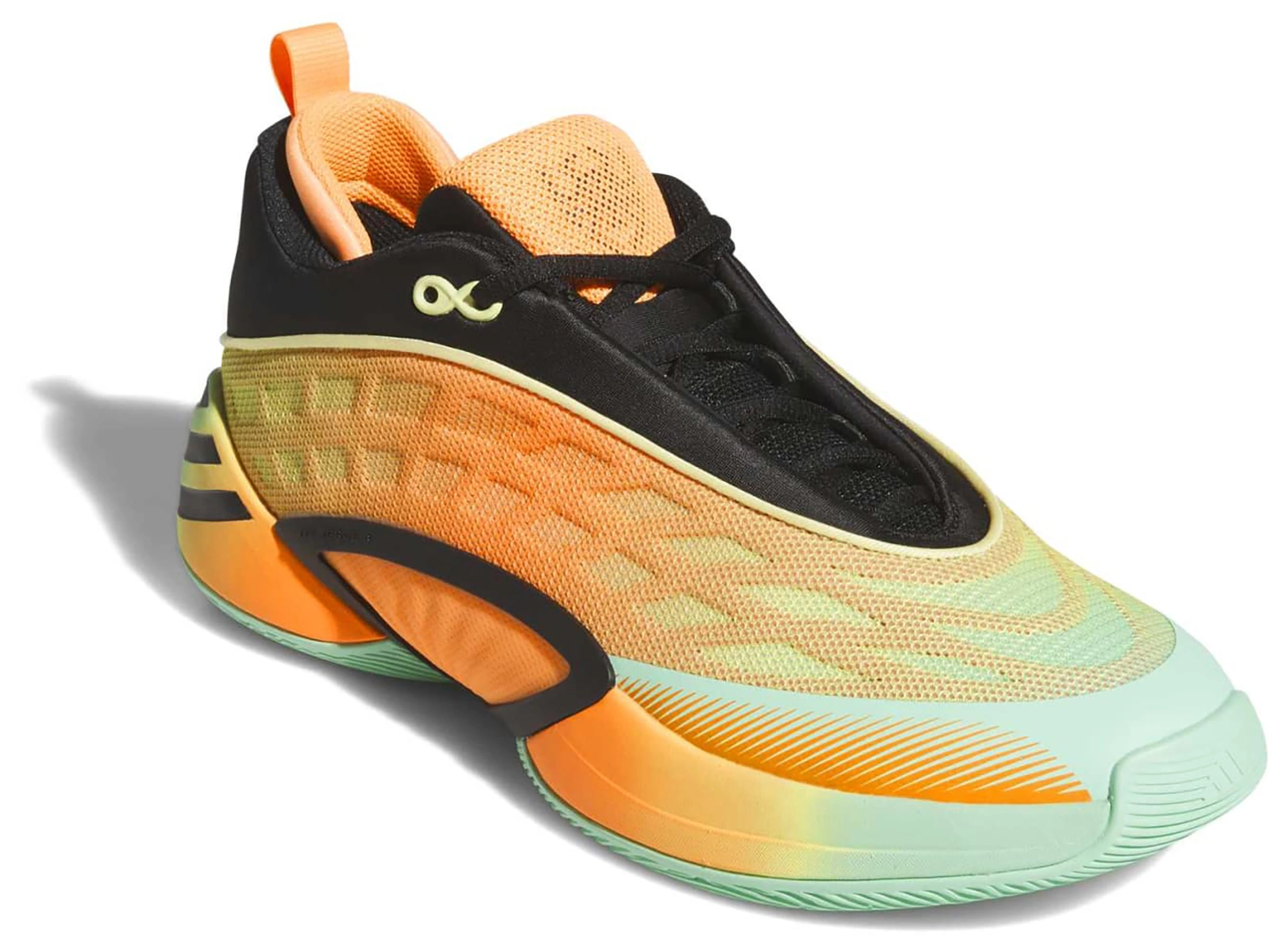 adidas D.O.N. Issue #8 'Panama' Basketball Shoes - Lucid Tangerine/Core Black/Pulse Mint - View 7