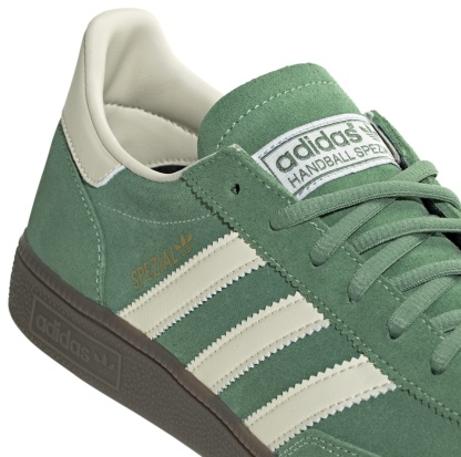 adidas Men's Handball Spezial Shoes - Preloved Green/Creamwhite - View 2