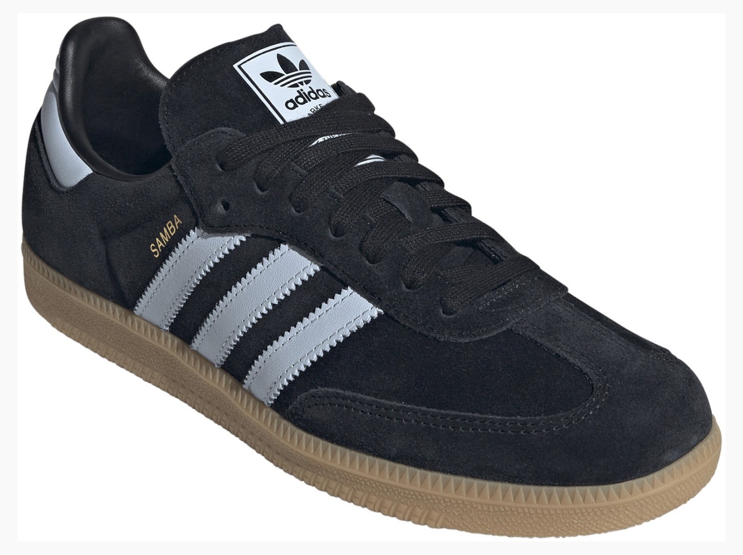 adidas Samba OG Shoes - Crystal Sky/Core Black/Core Black - View 6