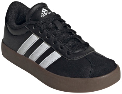 adidas Kids' Grade School VL Court Low Shoes - Black/White - View 6