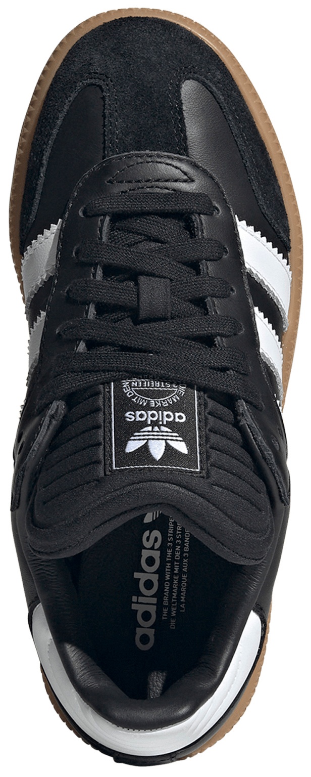 adidas Kids' Grade School Samba XLG Shoes - Black/White - View 2