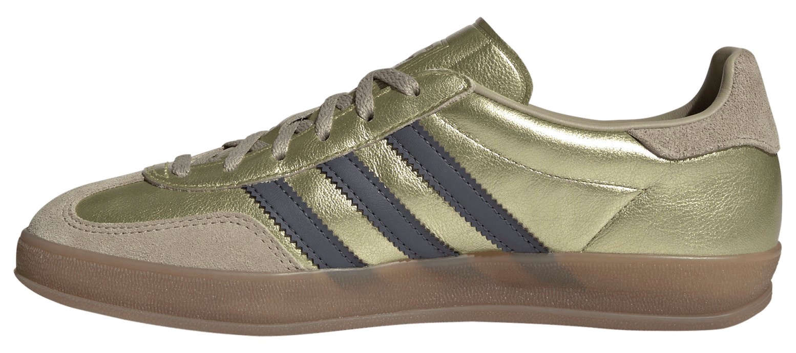 adidas Women's Gazelle Indoor Shoes - Gold/Aurora Onx/Wndr Crgo - View 4