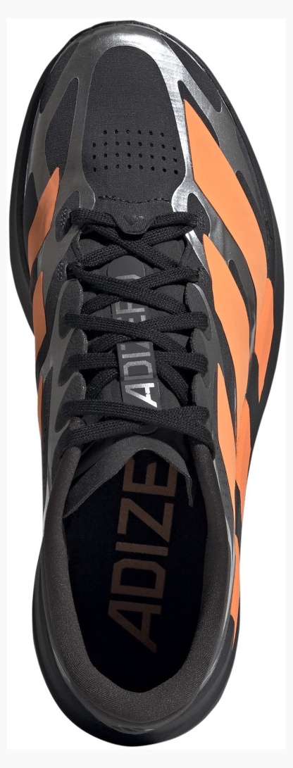 adidas Men's Adizero EVO SL EXO Running Shoes - Carbon/Orange/Metallic - View 2