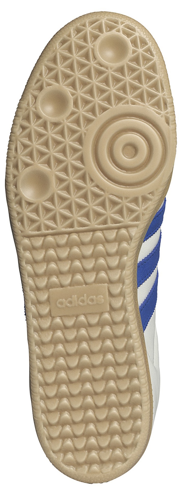 adidas Samba OG Shoes - Cloud White/Blue/Gum 3 - View 3