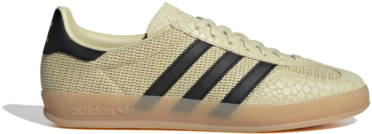 adidas Men's Gazelle Indoor Shoes - Dual Yellow/Core Black - View 1