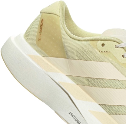 adidas Women's Adizero EVO SL Running Shoes - Dynamic Yellow/White - View 7
