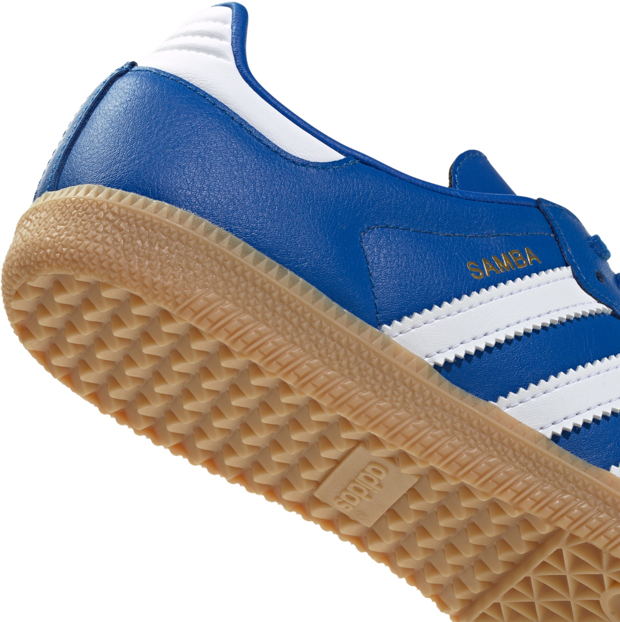 adidas Kids' Grade School Samba OG Shoes - Blue/White - View 8