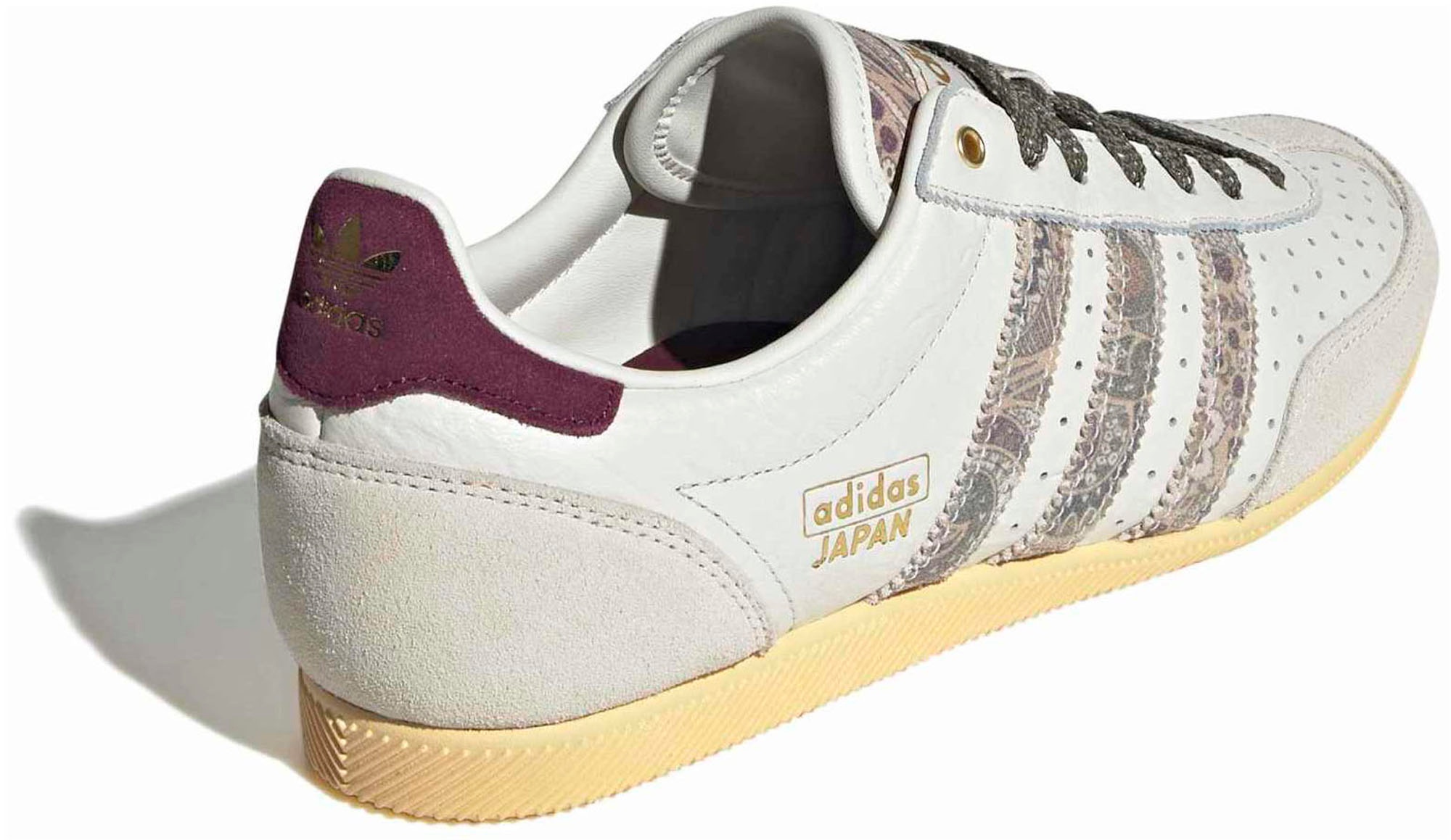 adidas Women's Japan Shoes - Wht/Maroon/Olive Strata - View 5