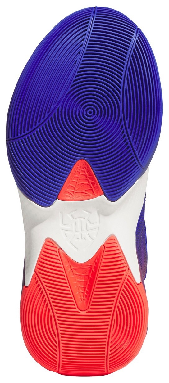 adidas Kids' Grade School D.O.N. Issue #7 'All-Star' Basketball Shoes - Lucid Red/Black/Lucid Blue - View 3