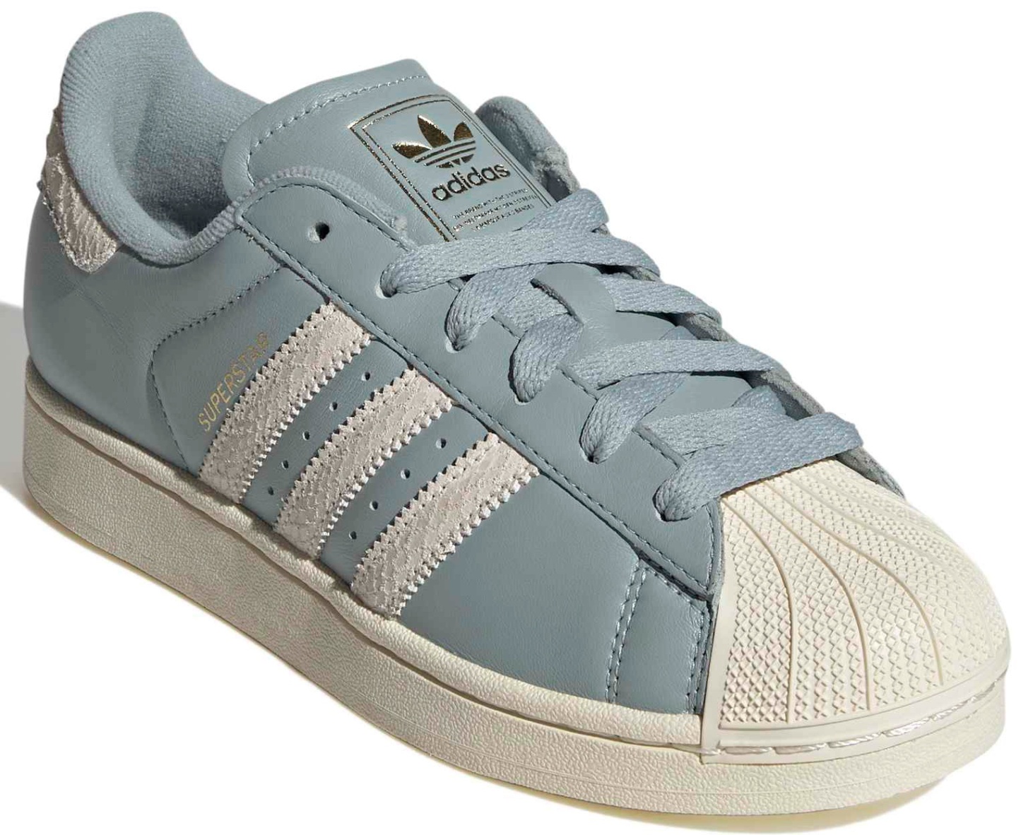adidas Women's Superstar II Shoes - Cream White/Wonder Sage - View 6