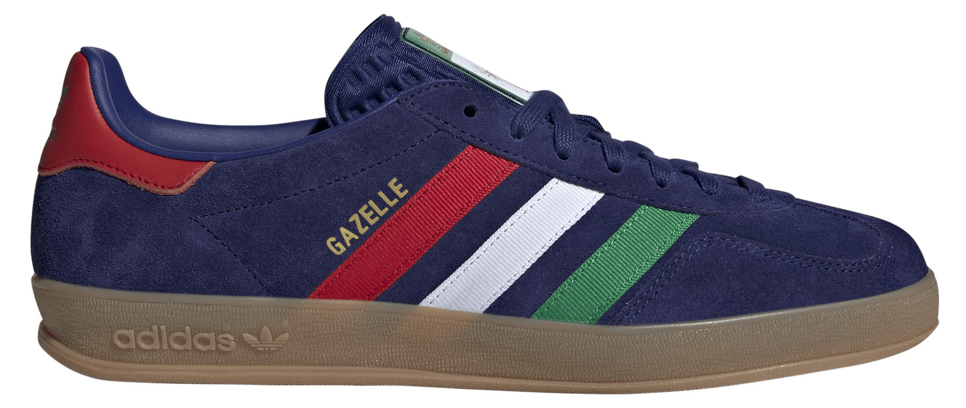 adidas Men's FIFA World Cup Gazelle Indoor Shoes - Victory Blue/Green/Better Scarlet - View 1