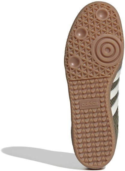 adidas Samba OG Shoes - Snake Olive/White - View 3