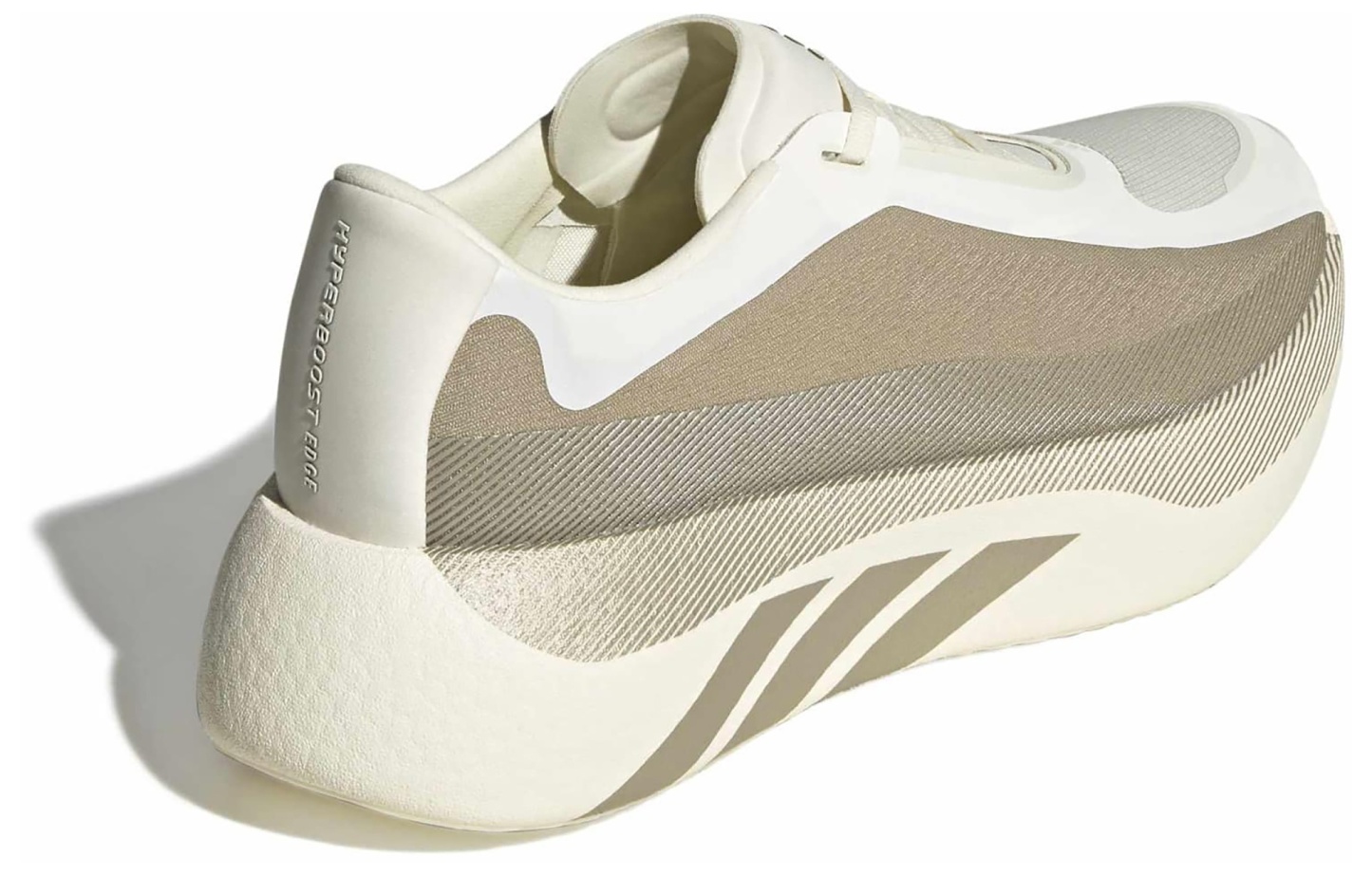 adidas Men's Hyperboost Edge Running Shoes - Off White/Wonder Cargo/Wonder Cargo - View 7