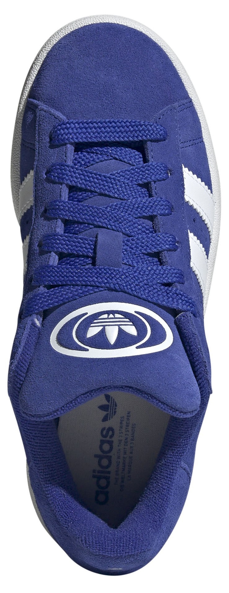 adidas Kids' Grade School Campus 00s Shoes - White/Blue - View 2