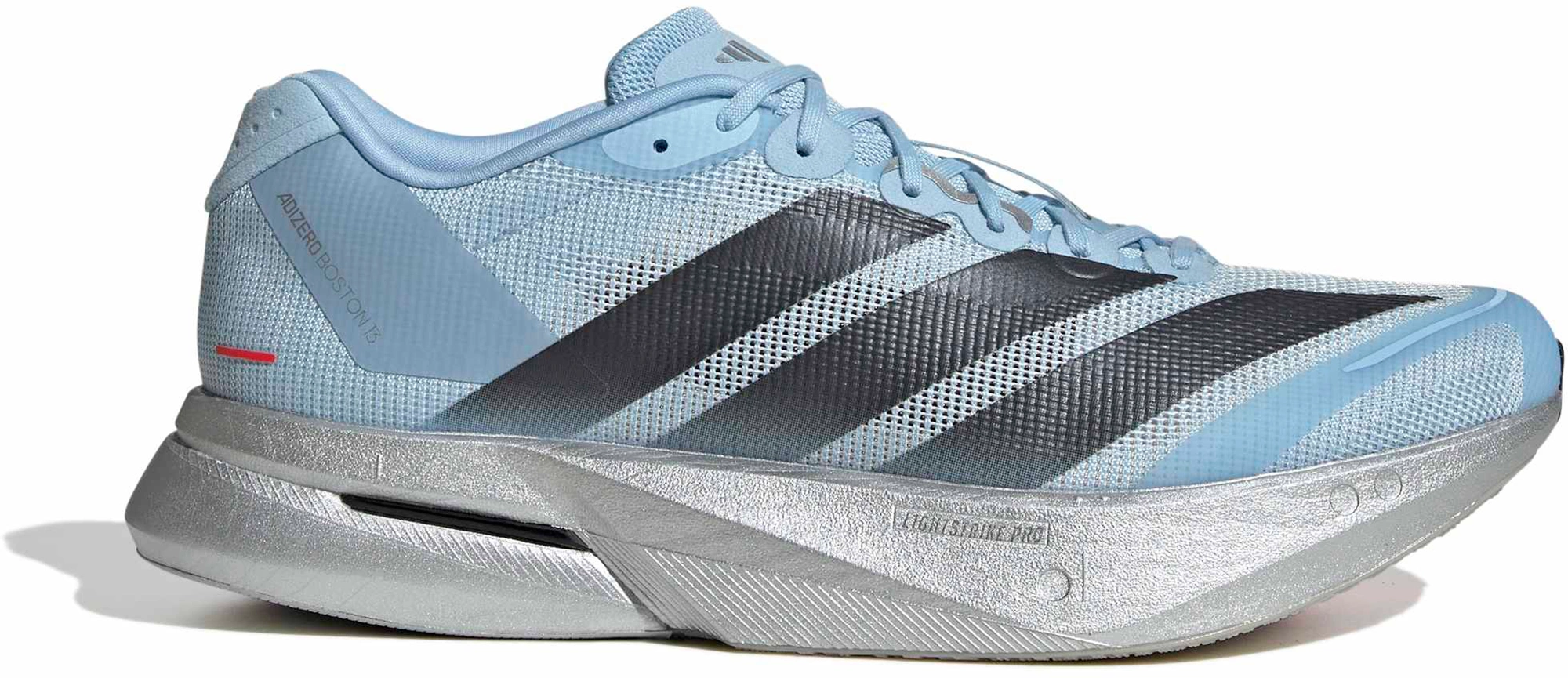 adidas Men's Adizero Boston 13 Running Shoes - Clear Sky/Carbon/Silver Mtllc - View 1