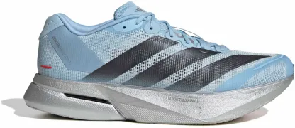 adidas Men's Adizero Boston 13 Running Shoes - Clear Sky/Carbon/Silver Mtllc - View 1