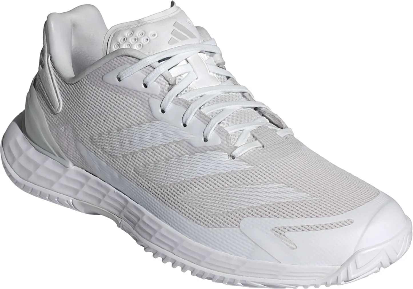 adidas Women's Defiant Speed 2 Tennis Shoes - White/White/Gray - View 7