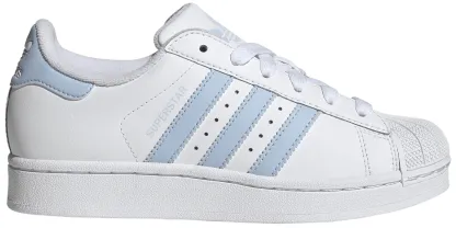 adidas Kids' Grade School Superstar II Shoes - White/White - View 1