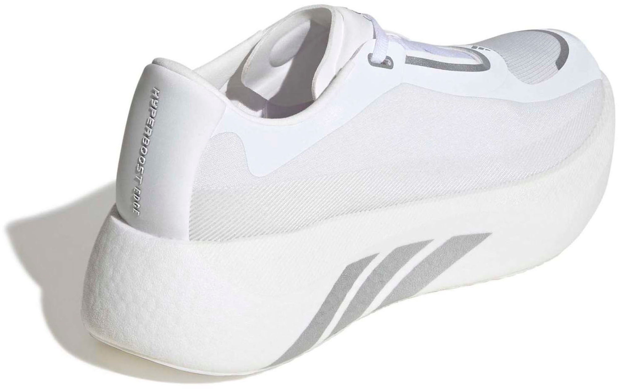 adidas Women's Hyperboost Edge Running Shoes - Ftwr White/Silver Met./Zero Met. - View 7