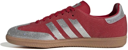 adidas Women's Samba OG Shoes - Rhinestone Tm Vic Red/Slv - View 4