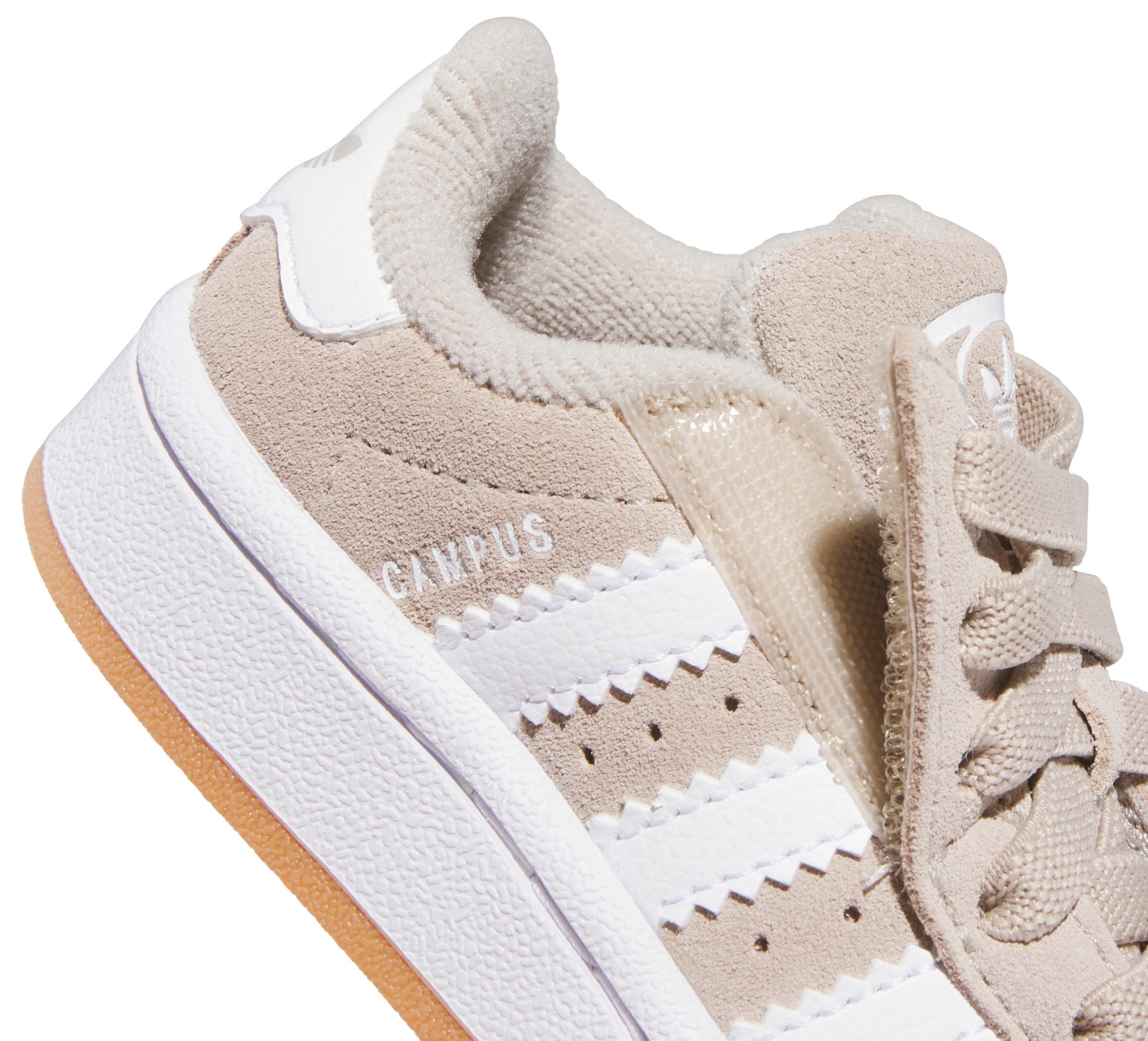adidas Toddler Campus 00s Shoes - Beige/White - View 7
