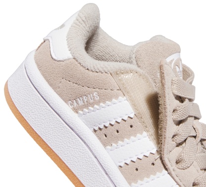 adidas Toddler Campus 00s Shoes - Beige/White - View 7