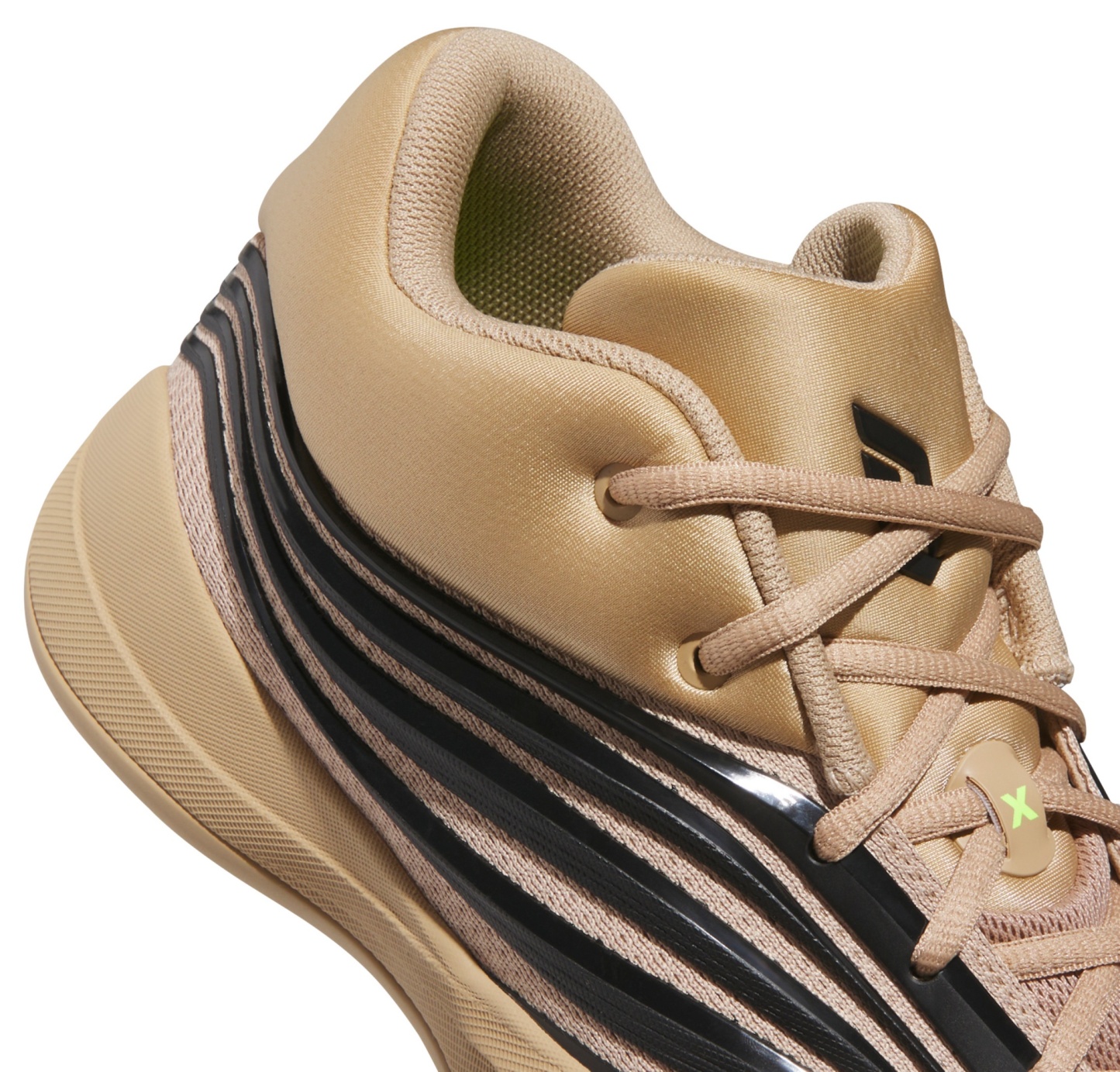 adidas Dame X 'Bay-eige' Basketball Shoes - Sandstone/Black/Yellow - View 7