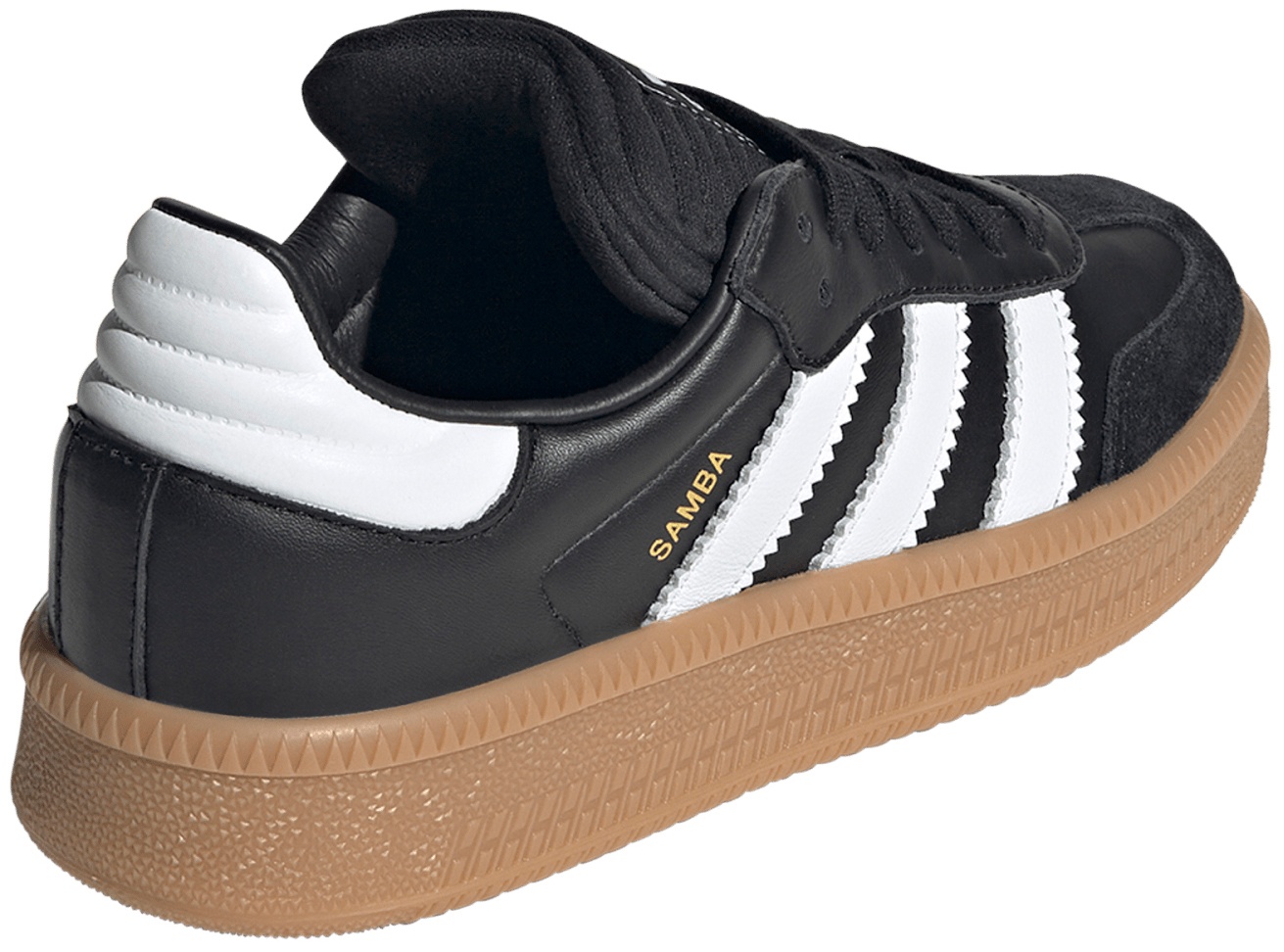 adidas Kids' Grade School Samba XLG Shoes - Black/White - View 5