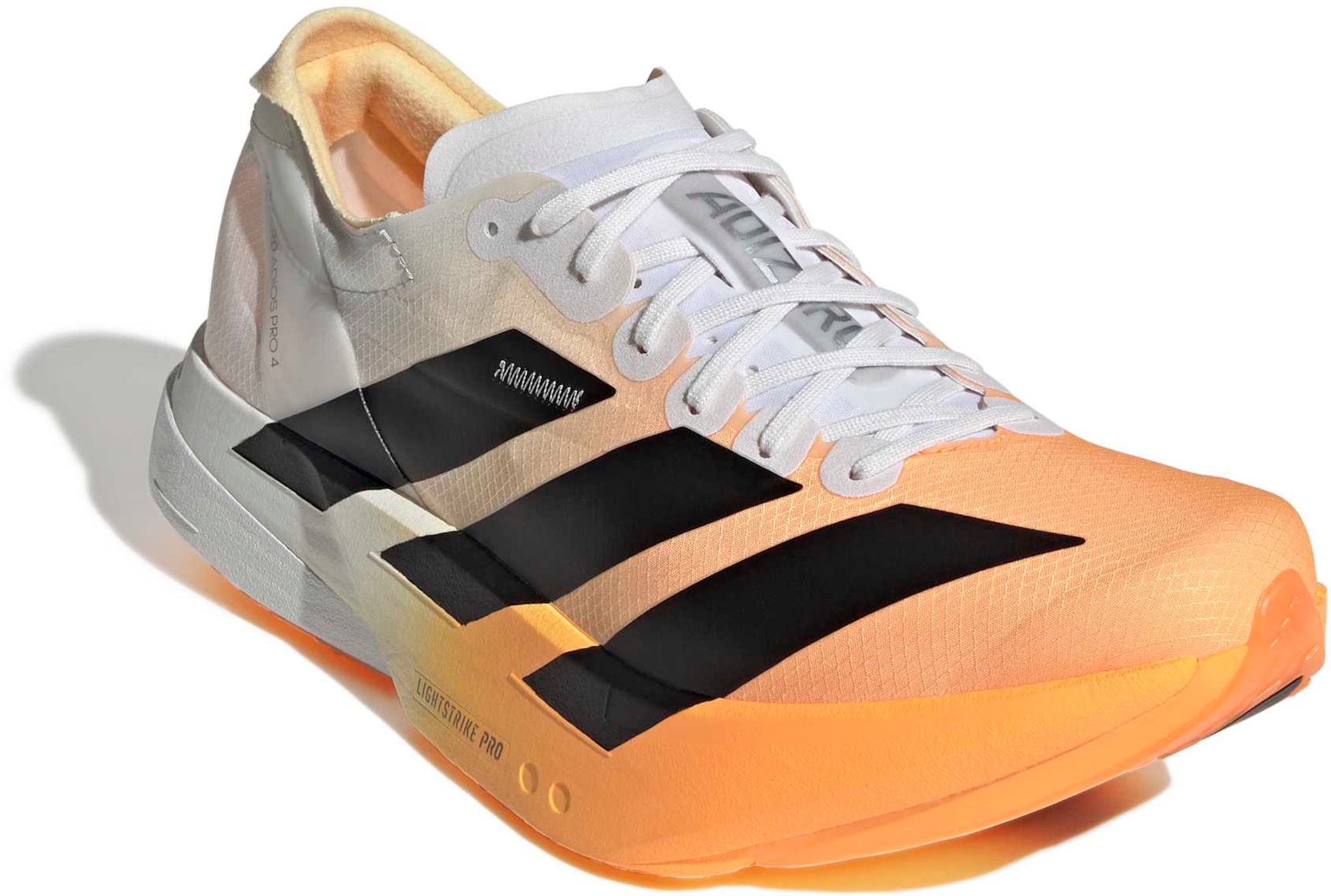 adidas Men's Adizero Adios Pro 4 Running Shoes - Lucid Tangerine/Black/Crystal - View 5