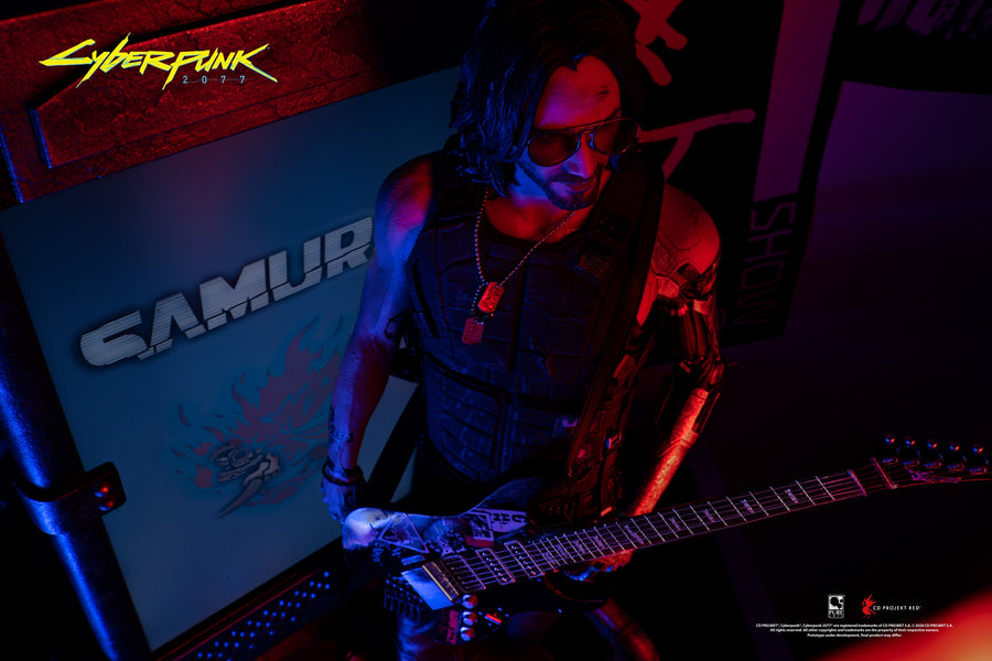 LIMITED EDITION - CYBERPUNK 2077 JOHNNY SILVERHAND 1/4 SCALE STATUE