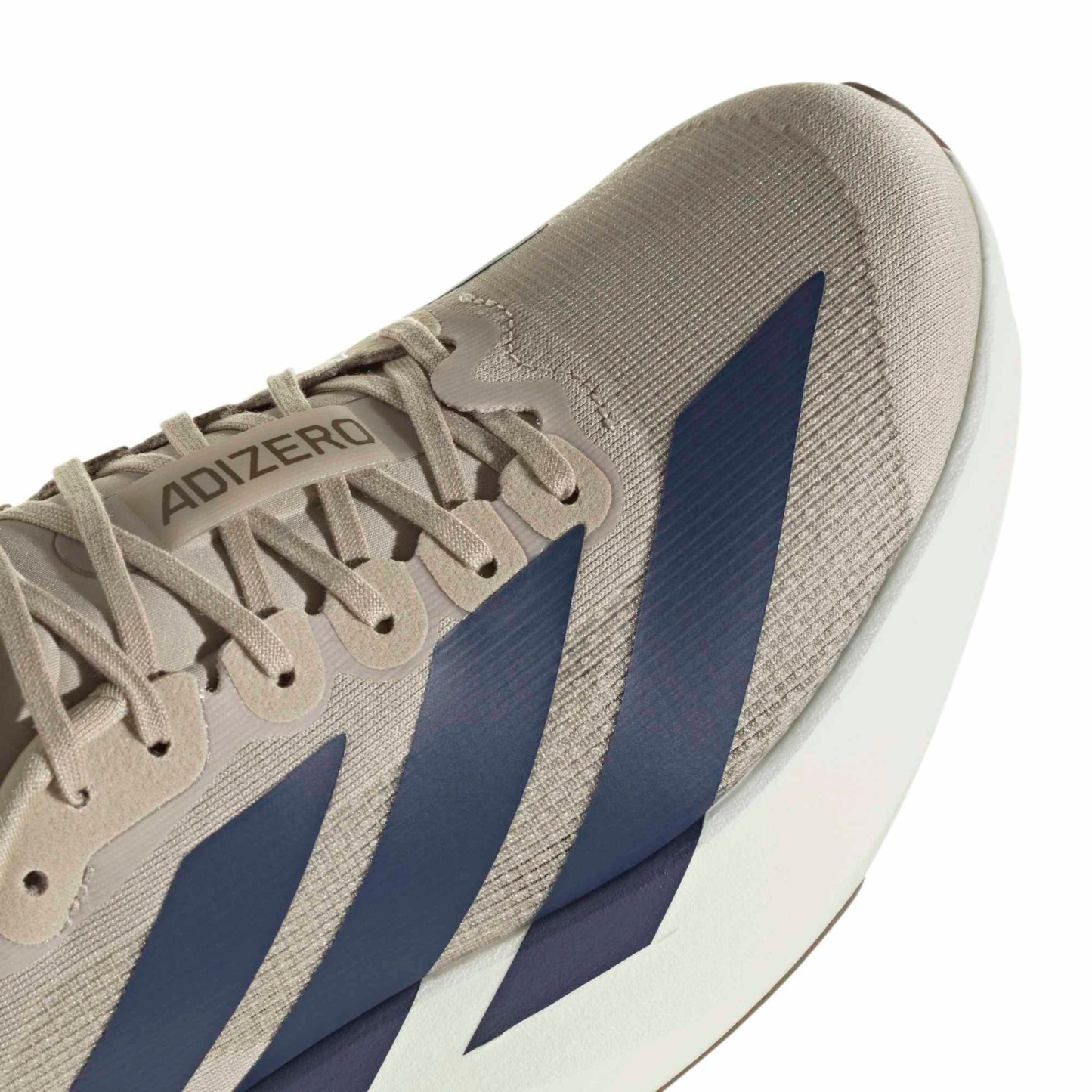 adidas Men's Adizero EVO SL Running Shoes - Khaki/Night Indigo/Khaki - View 7