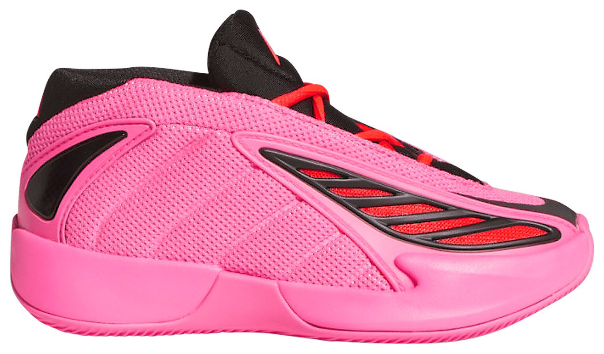 adidas Kids' Preschool Anthony Edwards 2 'Lucid Pink' Basketball Shoes - Lucid Pink/Black/Lucid Red - View 1