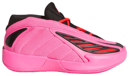 adidas Kids' Preschool Anthony Edwards 2 'Lucid Pink' Basketball Shoes - Lucid Pink/Black/Lucid Red - View 1