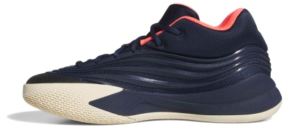 adidas Dame X ‘Lion's Den' Basketball Shoes - Night Indigo/Warm Vanilla/Solar Turbo - View 8